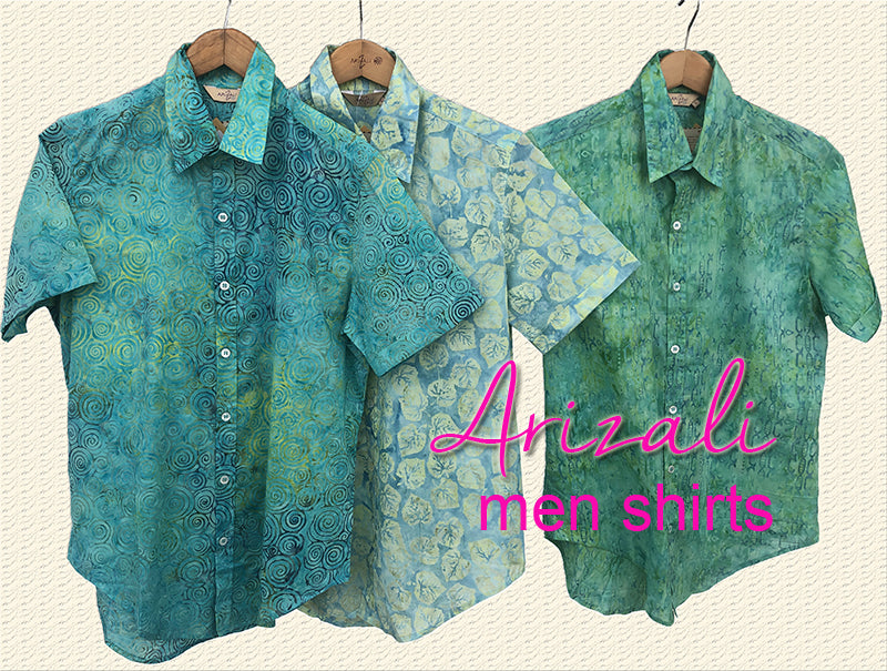 Arizali Short sleeve shirts in 3 distinctive styles: