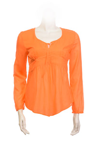 Orange Top Long Sleeve