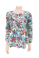 Blouse Capri Flower print - cotton long sleeves