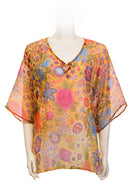 Kaftan Sheer Printed