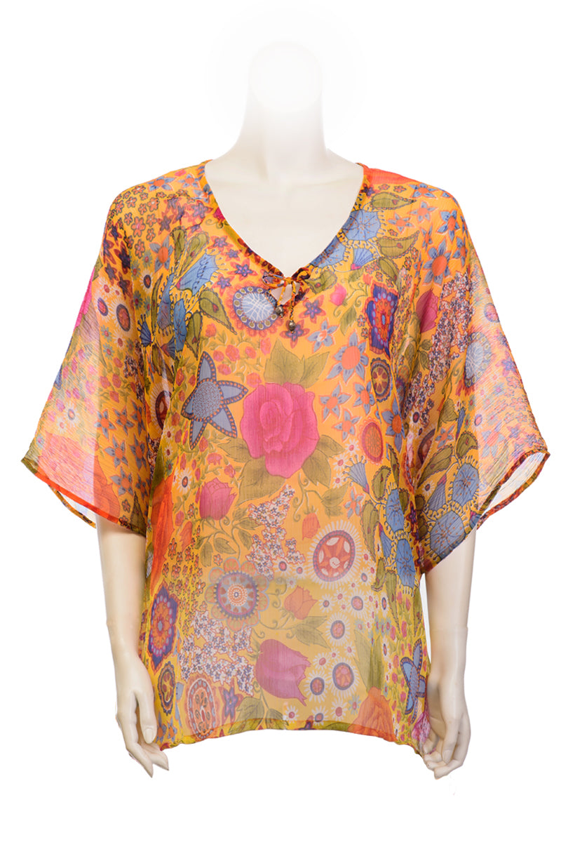 Kaftan Sheer Printed