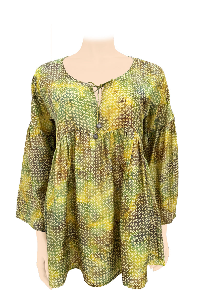 Top Blouse Silk Batik