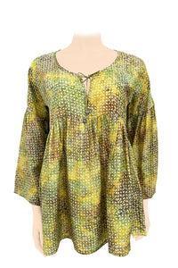 Top Blouse Silk Batik