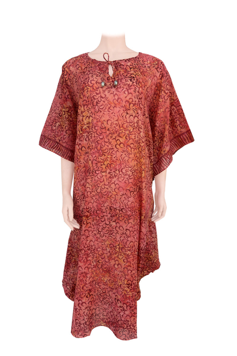 Batik Kaftan Red