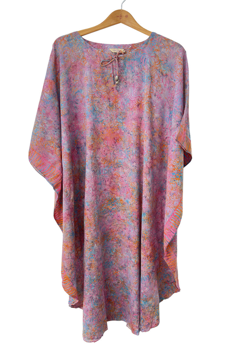 Kaftan Dress Batik Pink