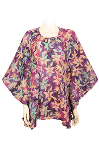 Batik Top Orchid Print
