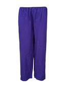 Purple Rayon pants straight cut