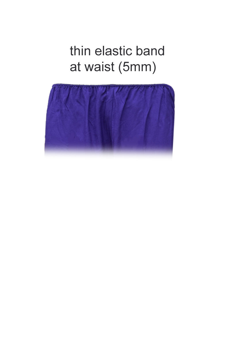 thin elastic at waist - 5mm