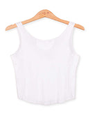 knitted singlet top light weight cotton -back view
