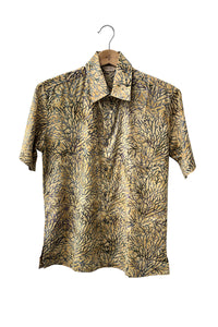 Short sleeve shirt batik-  100% pure cotton