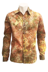 100% Cotton Batik Men Shirt