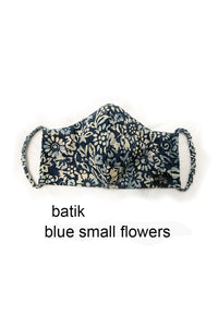 Batik Face Mask Blue