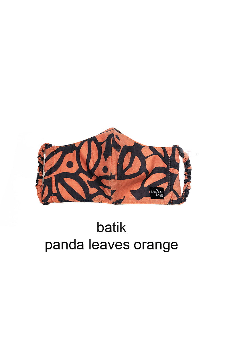 Batik Face Mask Orange