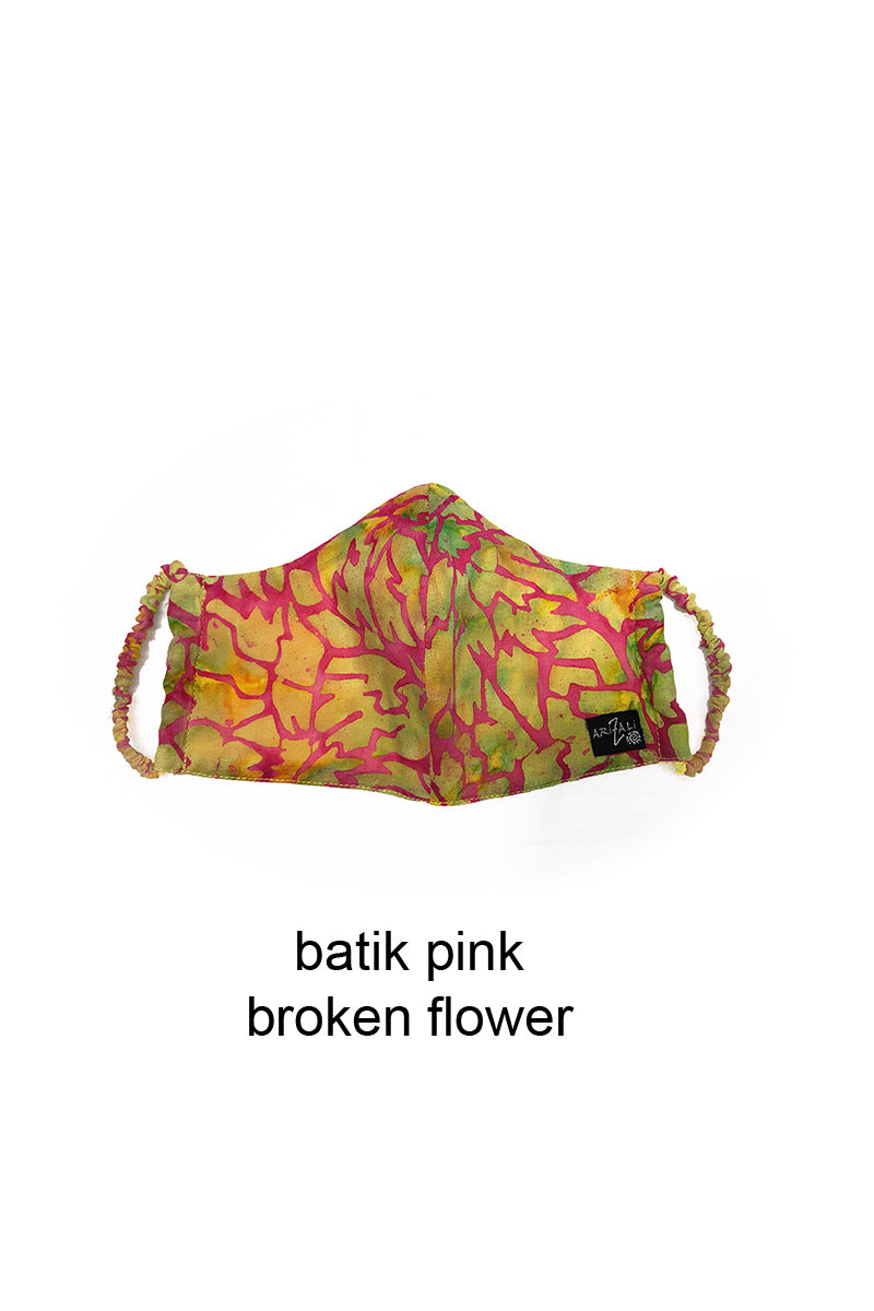 Batik Face Mask Pink