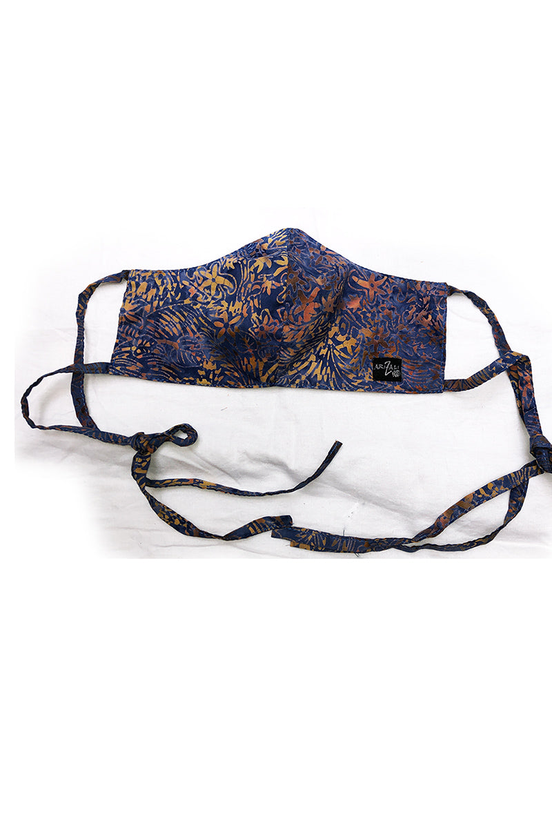 Batik Face Mask Blue