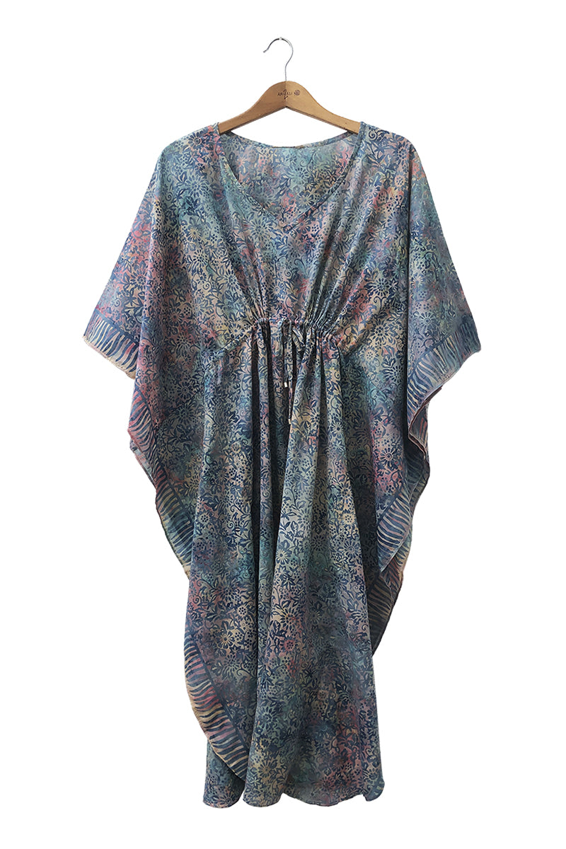 Kaftan-dress Kate 100% cotton printed batik -