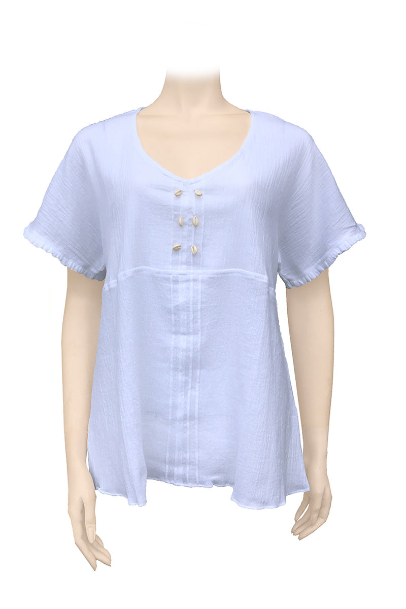 White Blouse Cotton 