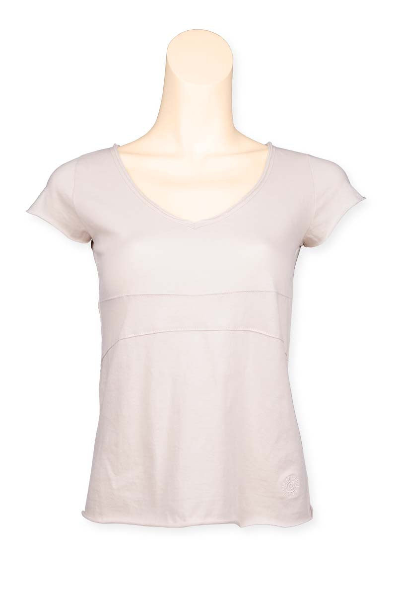 Lady's T-shirt V-neck shape