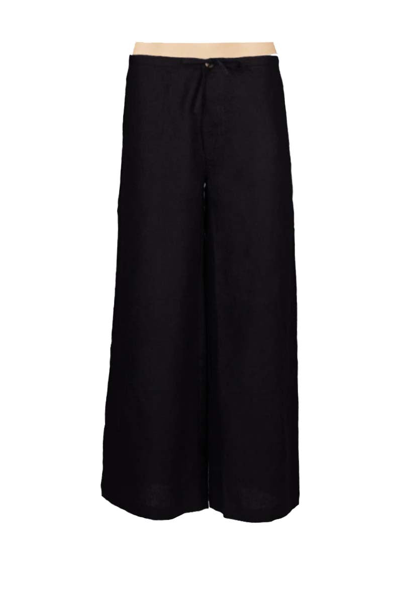 Black Linen Pants Ladies