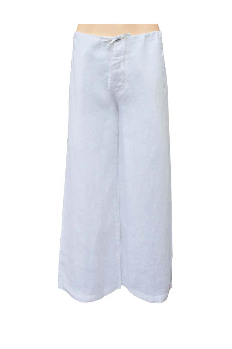 Linen White Pants