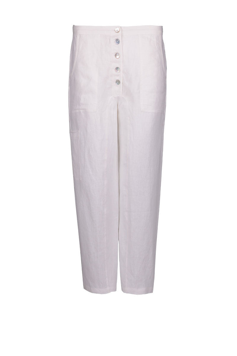 high waist linen pants