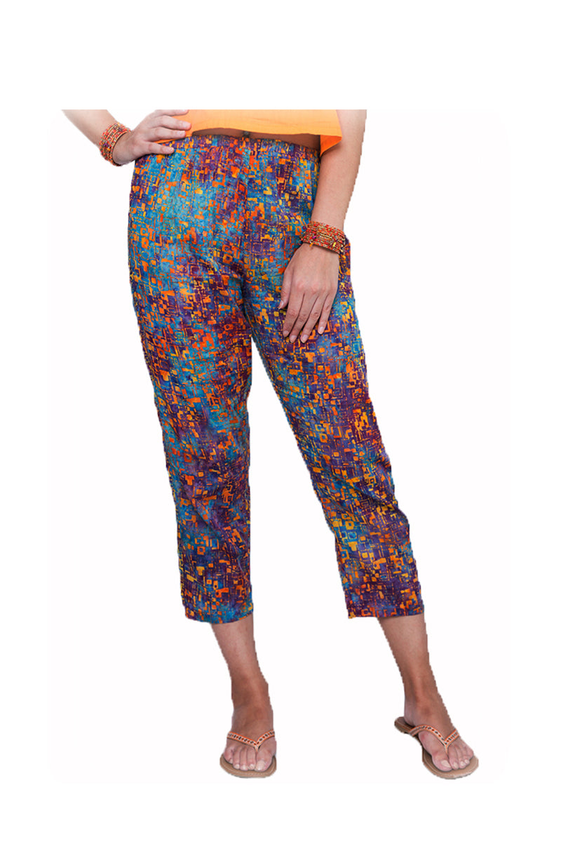 Batik Cropped Pants