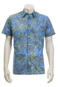 Blue Shirt Short Sleeve