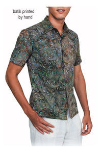 Cotton Batik Shirt Sleeves