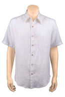 Men Short Sleeve White Shirt