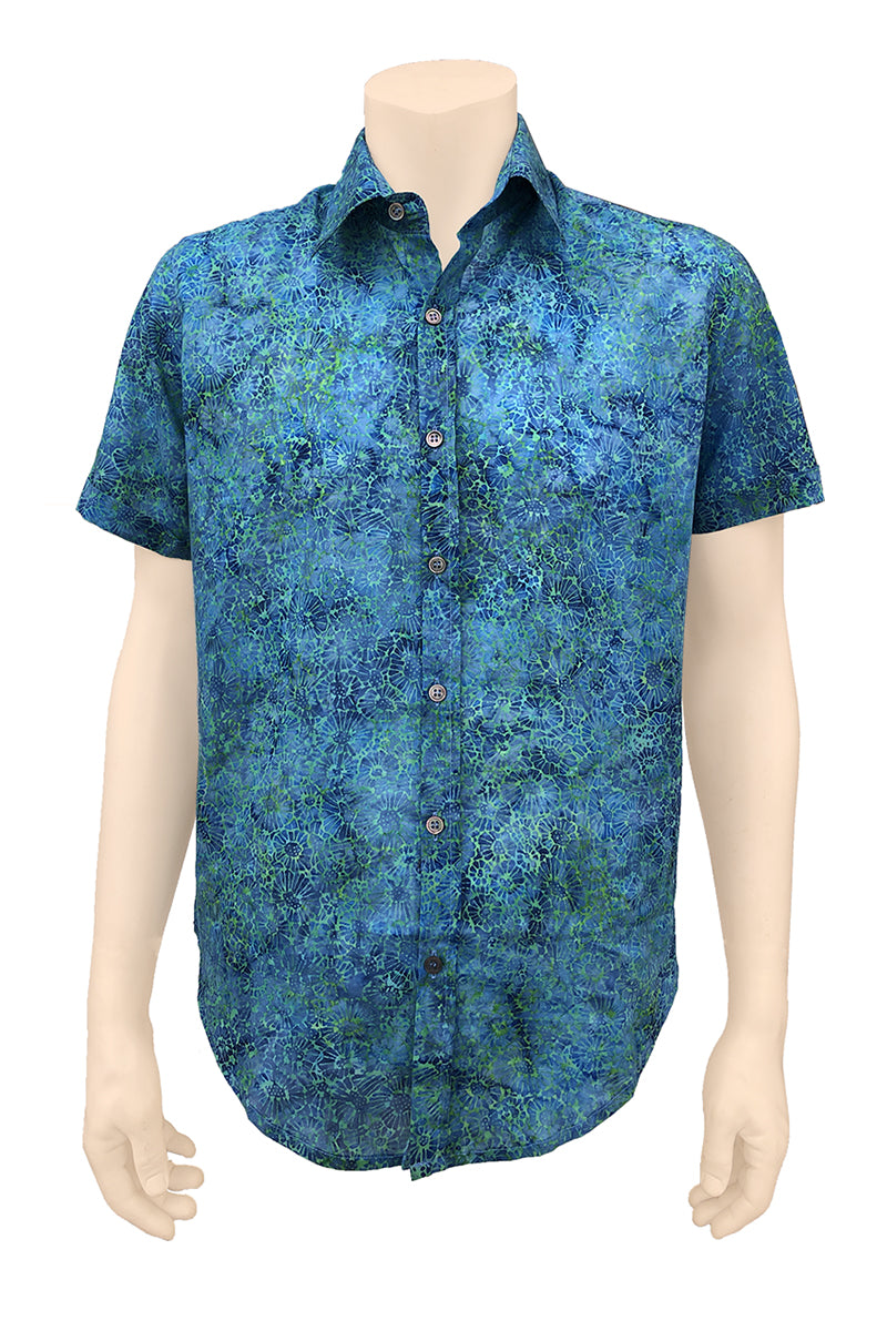 Shirt Blue Batik